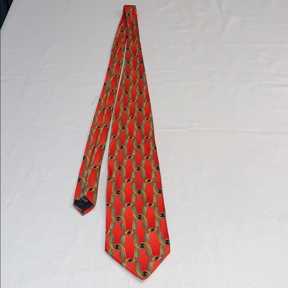 The Desantis Collection Patterned Silk Tie NWOT - Picture 2 of 4